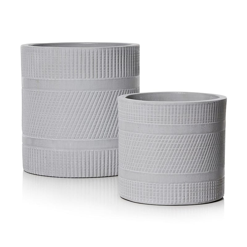 Large Zambeze Grey Pot