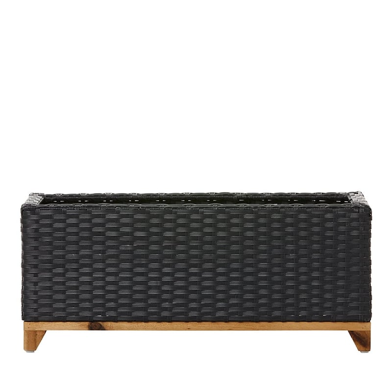Colorado Black Rectangle Plant Stand 
