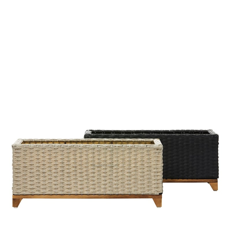 Colorado Black Rectangle Plant Stand 