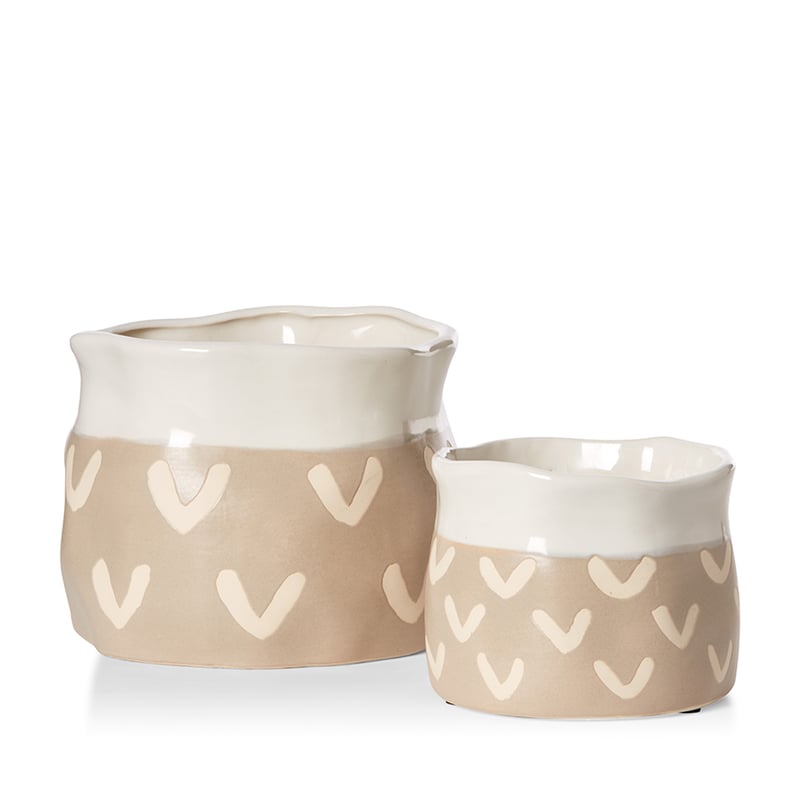 Yuma Arrow Pot Grey 