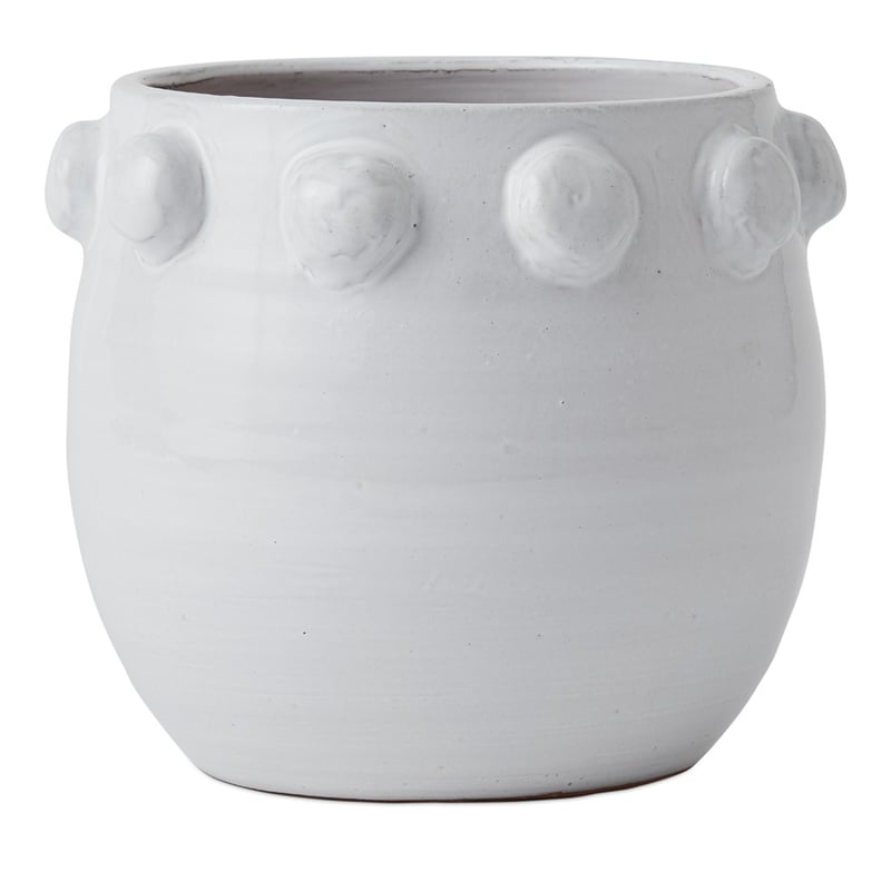 Pom Pom White Pot