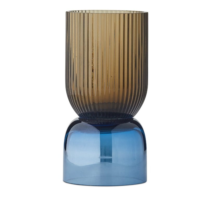 Two Tone Orion Brown & Blue Vase