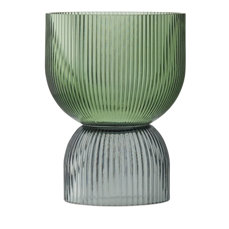 Two Tone Orion Green & Grey Vase
