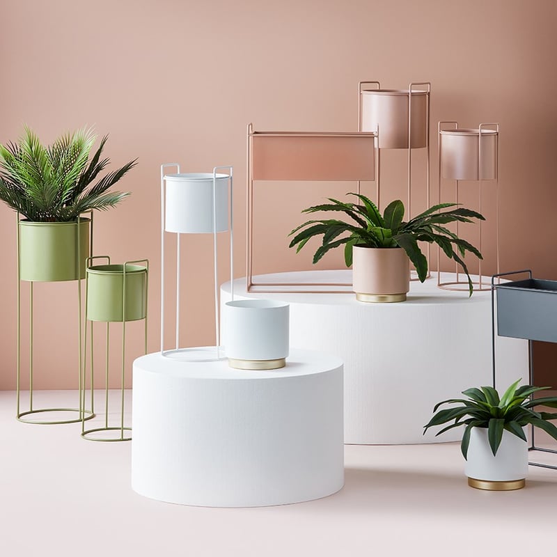 Santana Pink Plant Stand