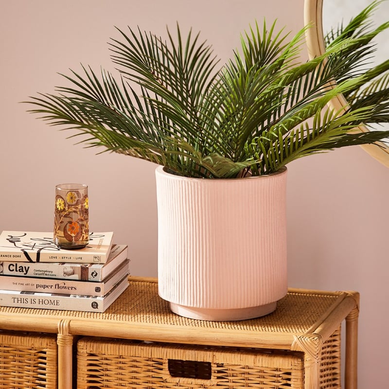 Pleat Light Pink Pot 