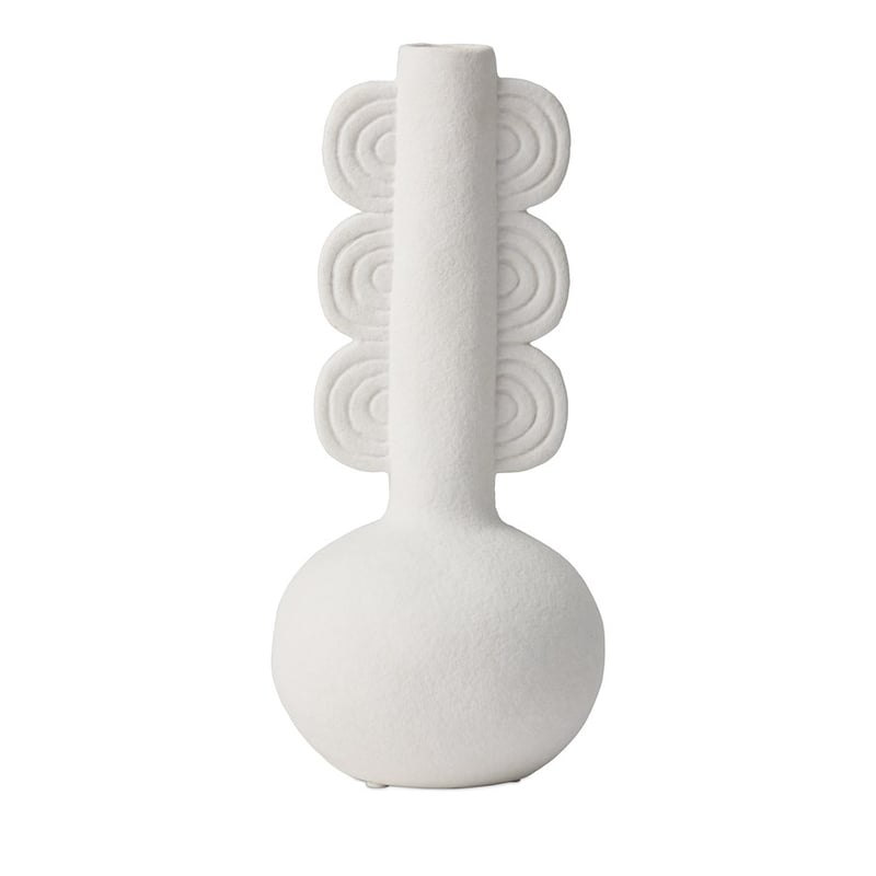 Mimi White Pipe Vase