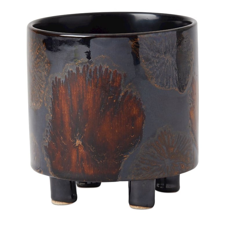 Navy Soulful Petals Pot