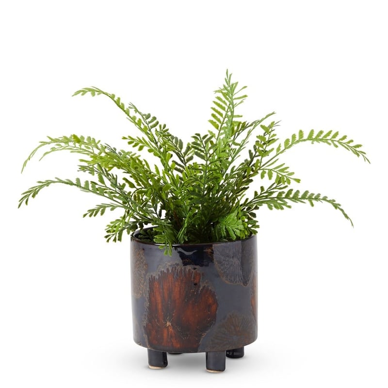 Navy Soulful Petals Pot