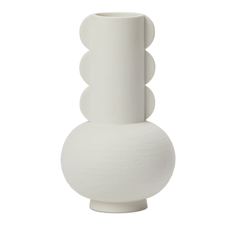 Judy White Medium Vase 