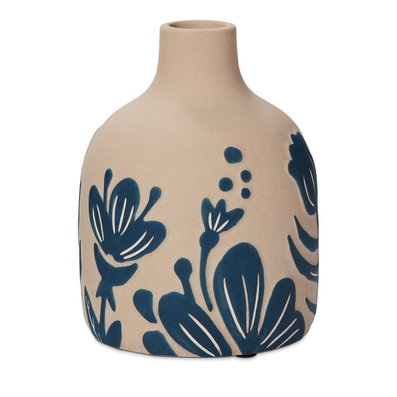 Meadow Flowers Blue & Sand Vase 