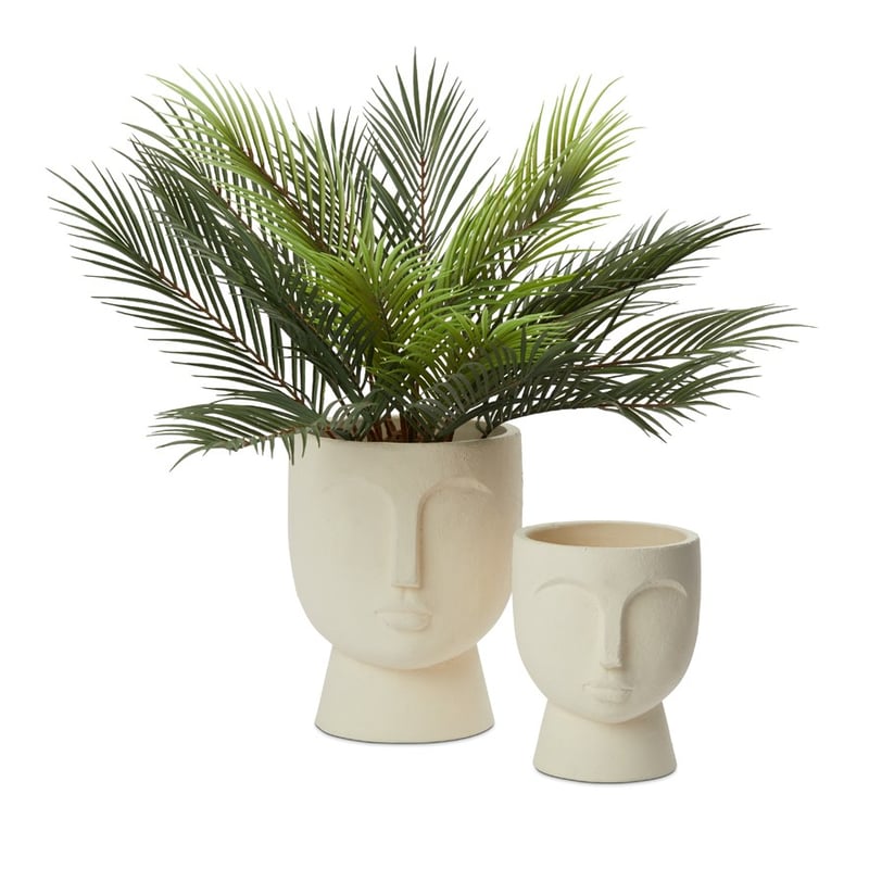 Athena Small White Face Pot