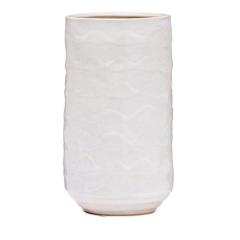Wave White Vase  