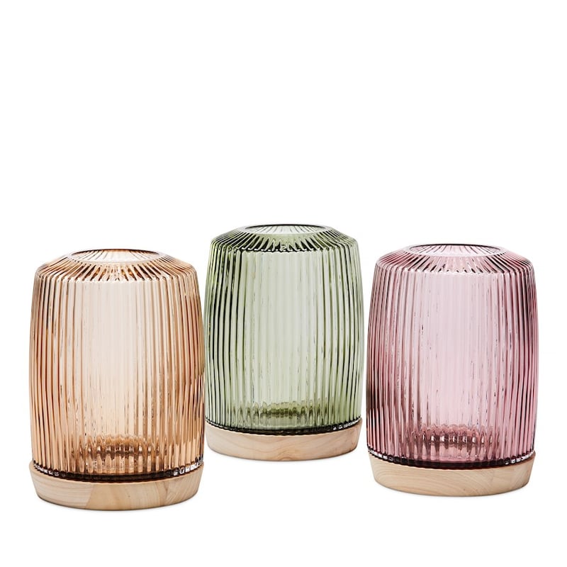 Optical Amber Vase