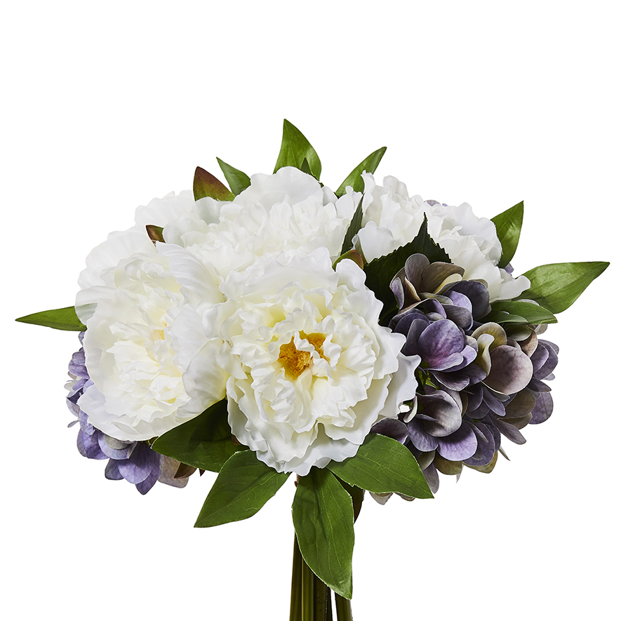 Blooming Bouquet White & Purple 