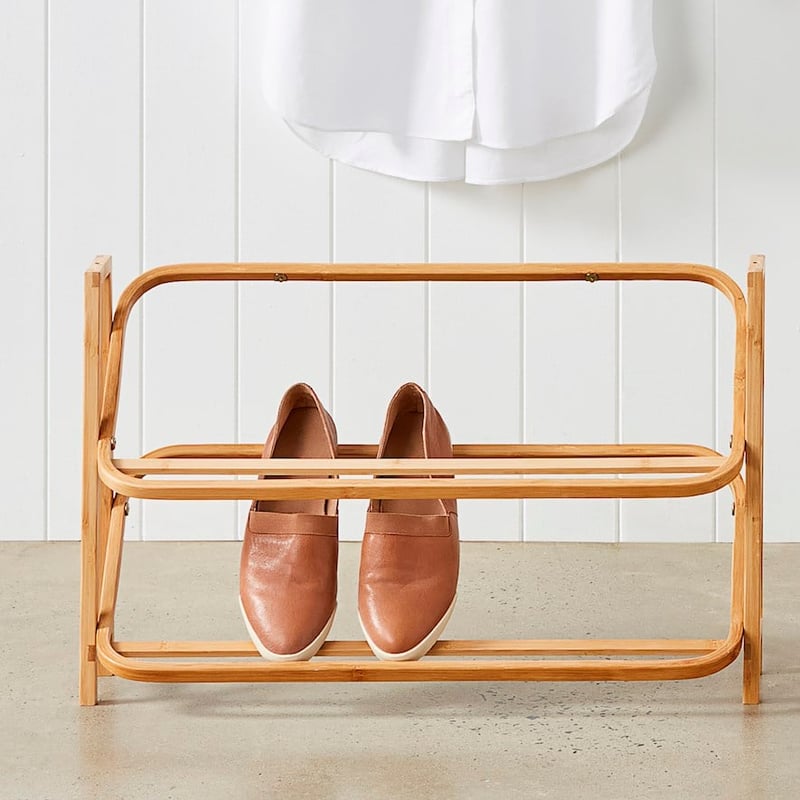 Floyd Storage Range L63xW21xH40cm Bamboo Shoe Rack