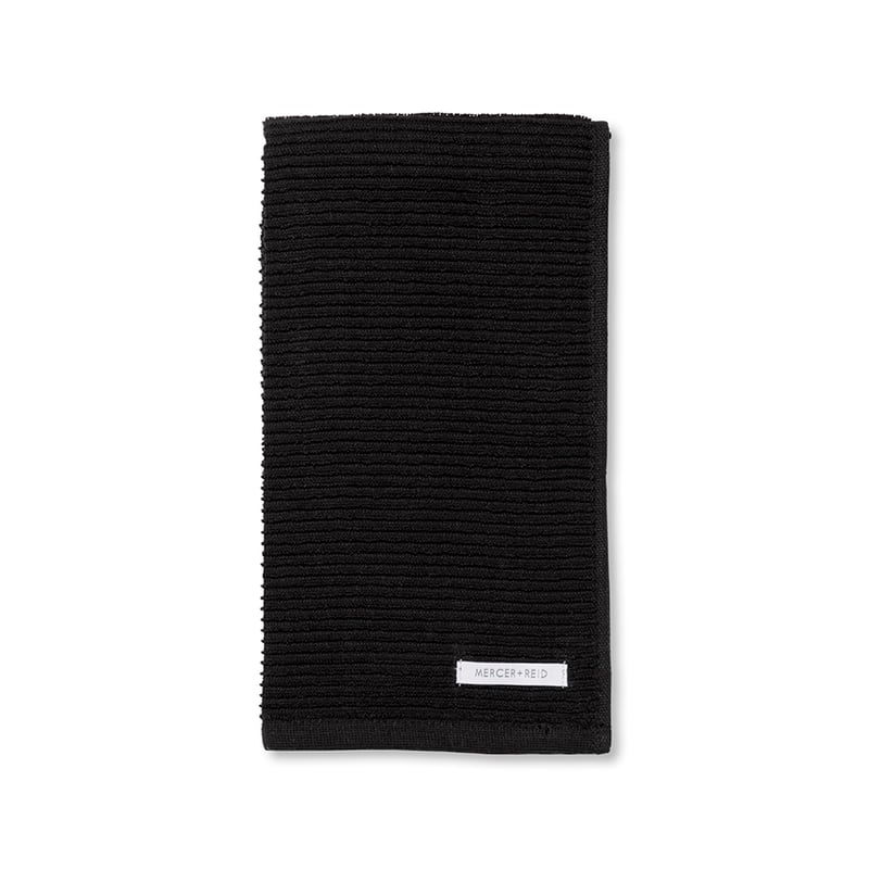 Essential Check Tea Towels Charcoal