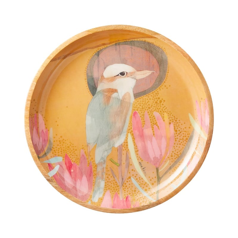 Dana Kinter Servingware W20 Lrg Bowl Dia35xH5cm Mustard/Kookaburra 