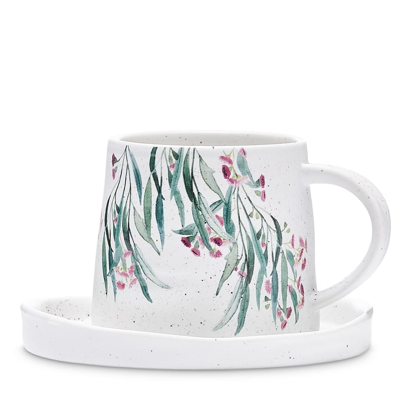 Australian Wild Flowers Flowering Gum Cup & Saucer 