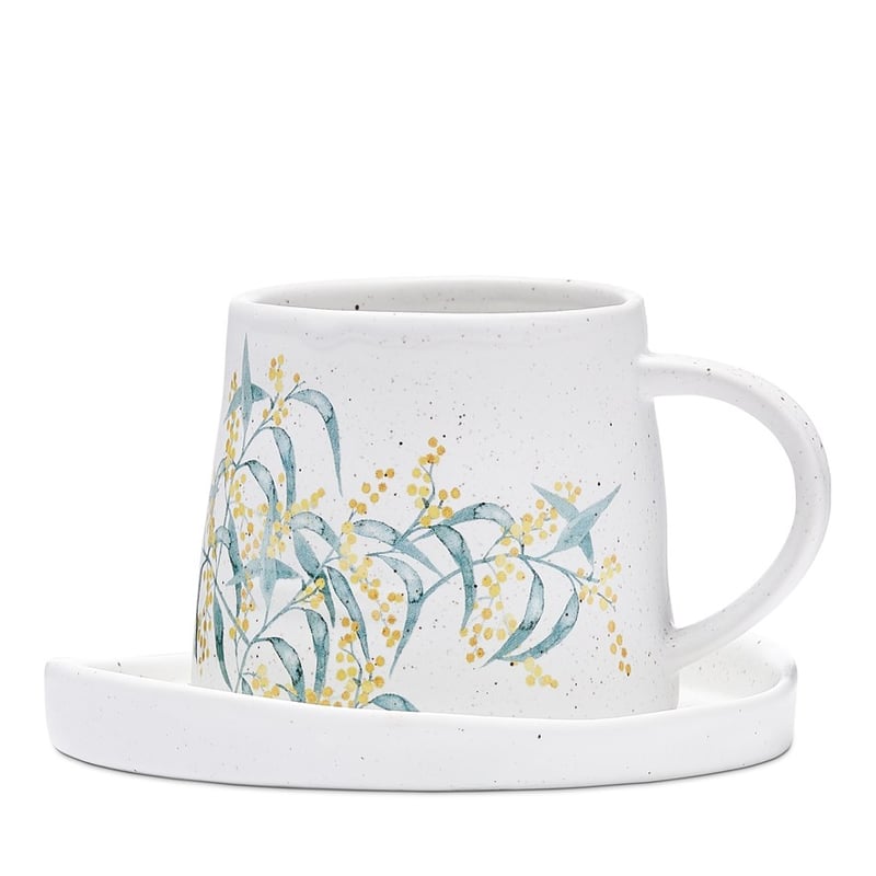 Australian Wild Flowers Wattle Cup & Saucer 