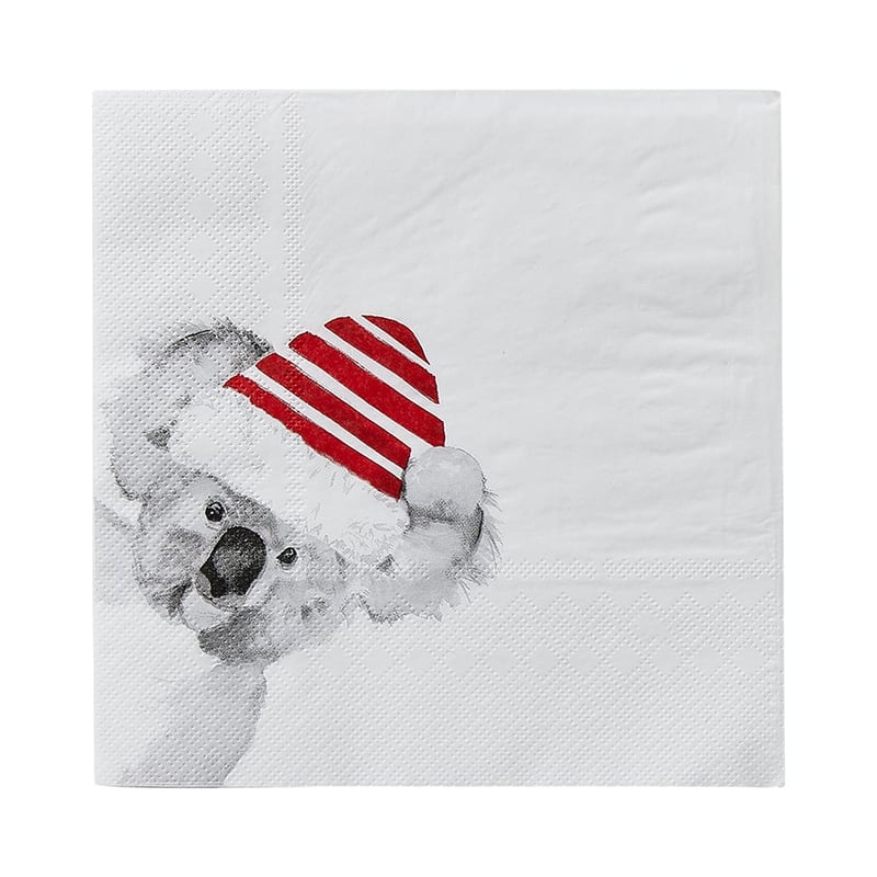 Koala Festive Paper Napkins Pack of 20