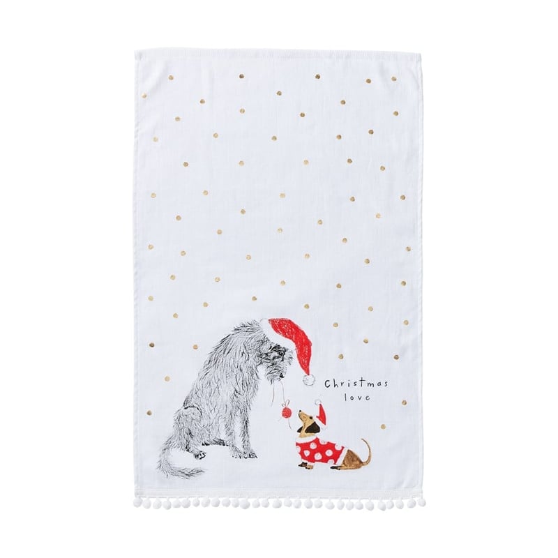 Christmas Dachshund Tea Towels Pack of 2 
