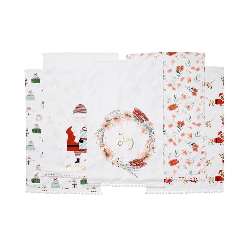 Christmas Dachshund Tea Towels Pack of 2 