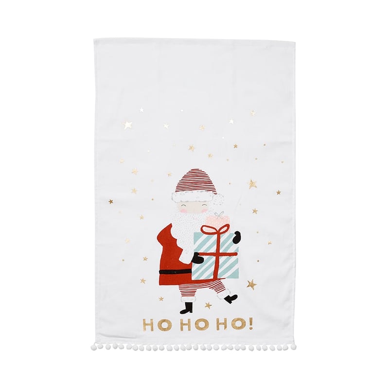 Christmas Santa Tea Towels Pack of 2