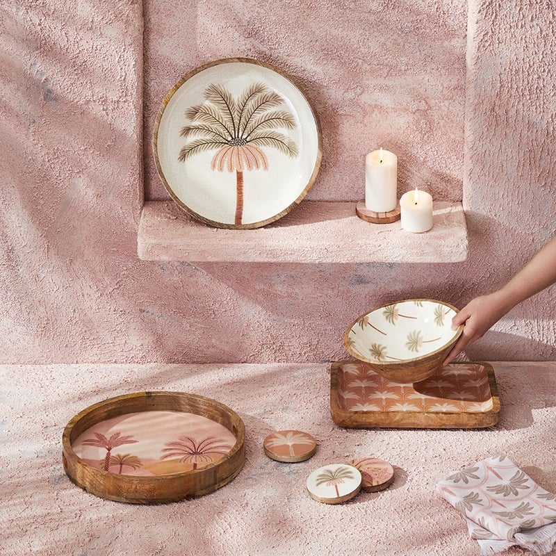 Karina Jambrak Servingware Med Bowl Dia25xH8.5cm Peach Palmeraie 