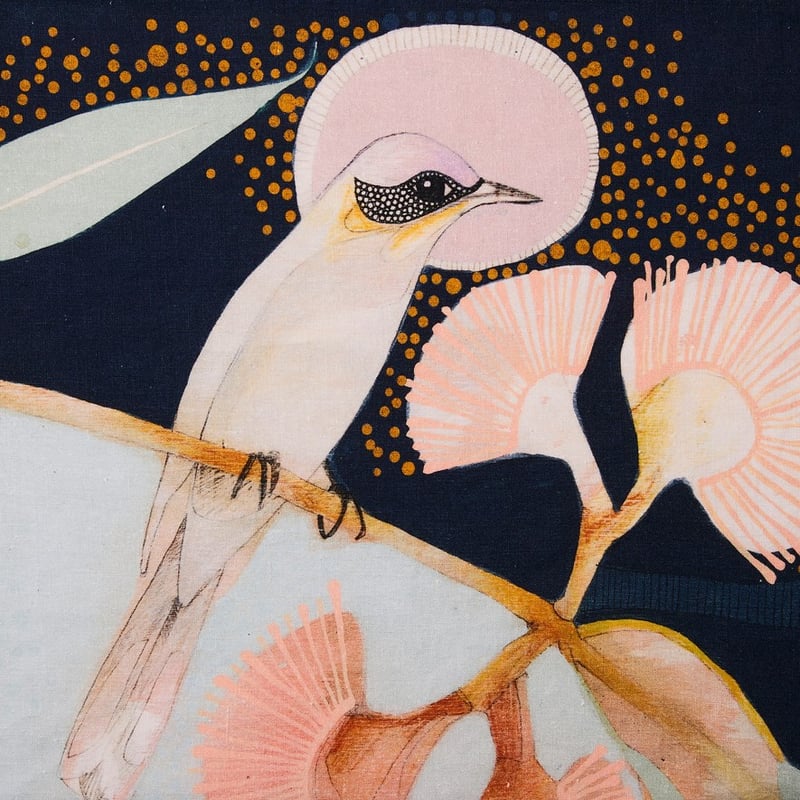 Dana Kinter Love Blooms Midnight Table Runner 