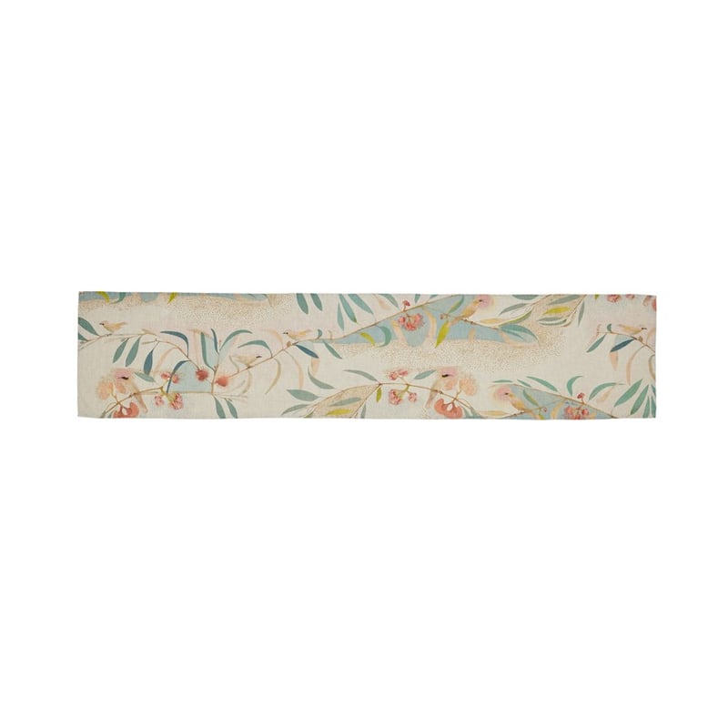 Dana Kinter Love Blooms Natural Table Runner 