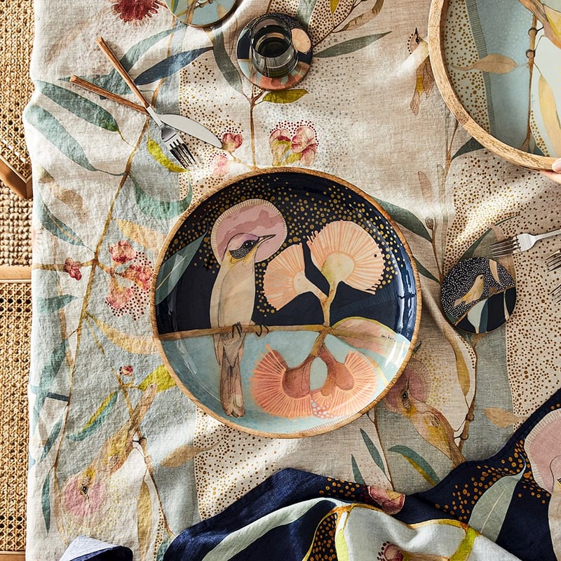 DK Mango Servingware W21 Lrg Bowl Dia35xH5cm Midnight 