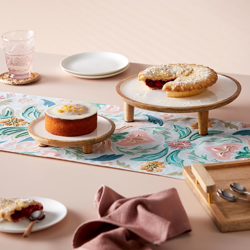 Indian Summer Mint Table Runner 