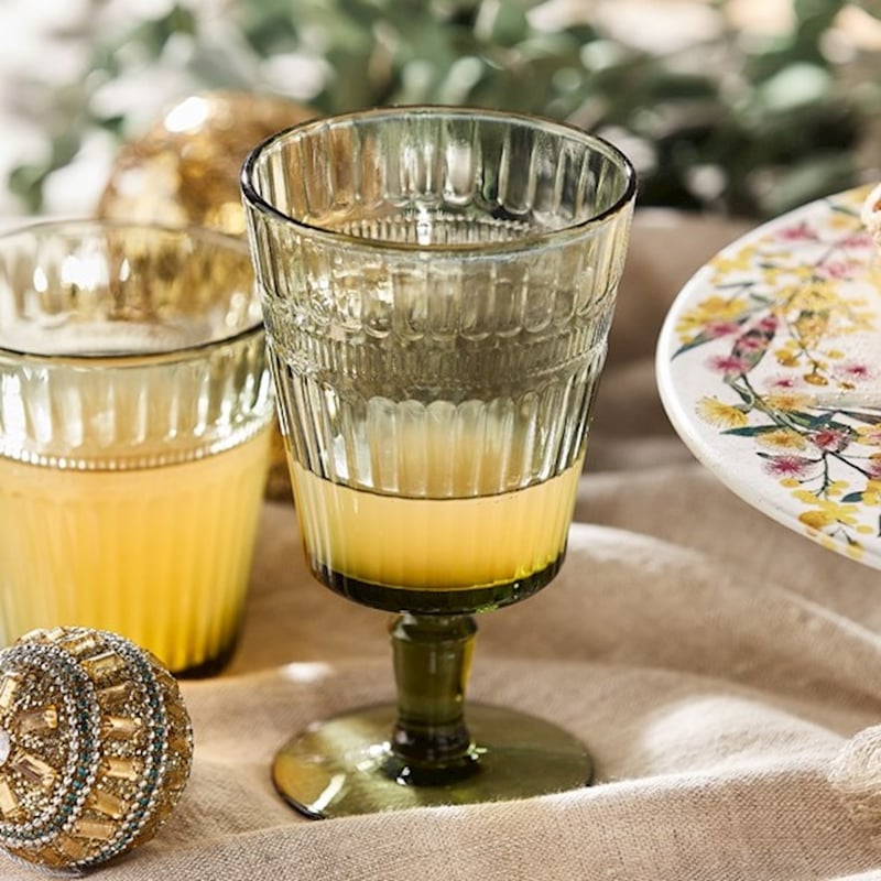 Seville Glass Tumbler Dia9xH11cm Green 