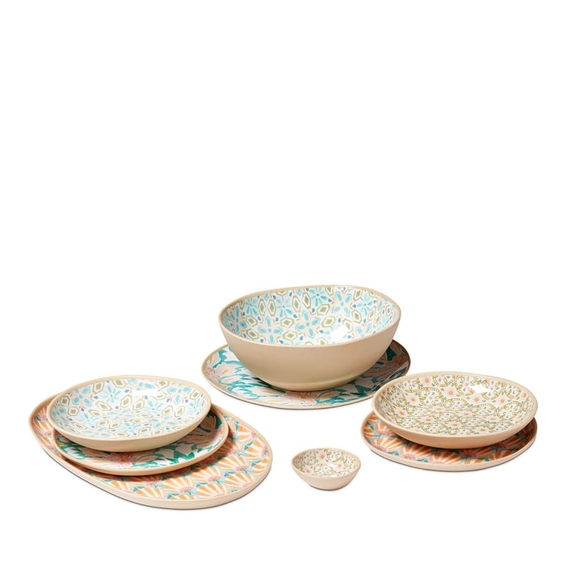 Indian Summer Fan Dinner Plate