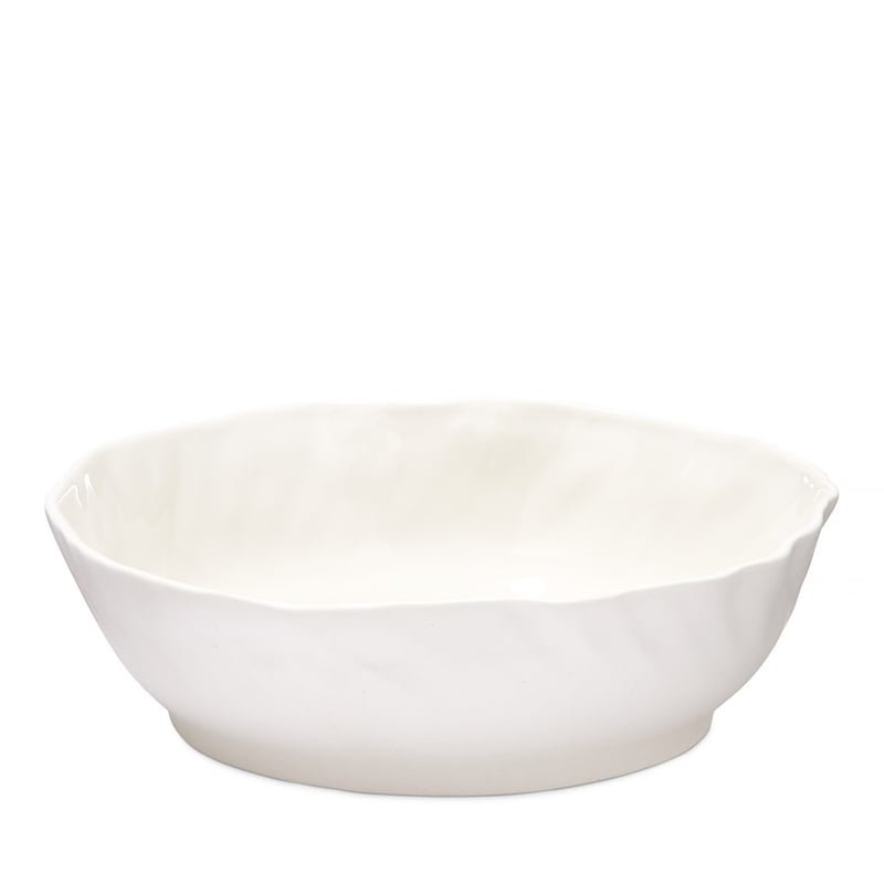 Fluted White Servingware 