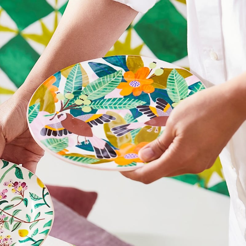 Togetherness Bird Song White Side Plate