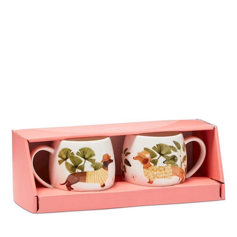 Endless Summer Dachshund Yellow Rashies Mug Gift 2 Pack 