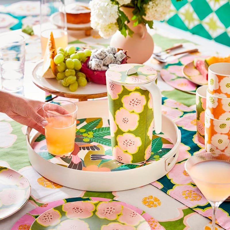 Togetherness Birdsong Bamboo Round Tray