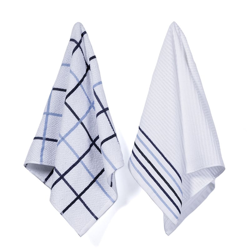 Lois Tea Towels Navy