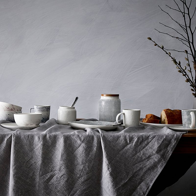 Paper Mesh Platter White 