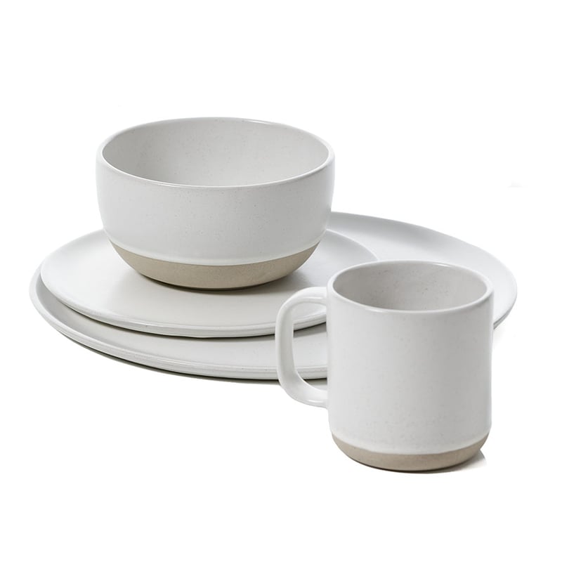 Terra Plate White & Natural 