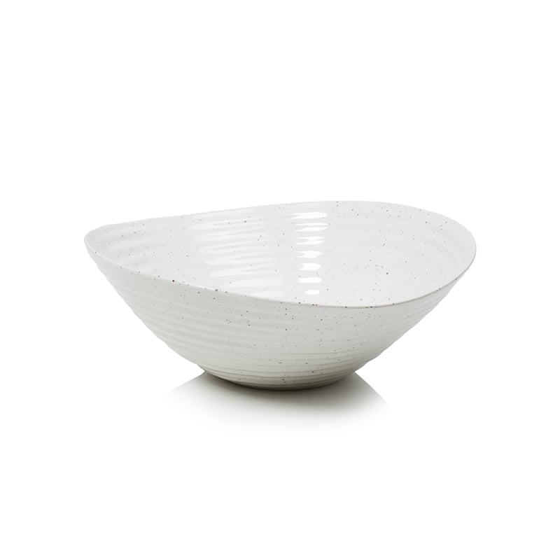 Ripple Salad Bowl Blue Fleck 