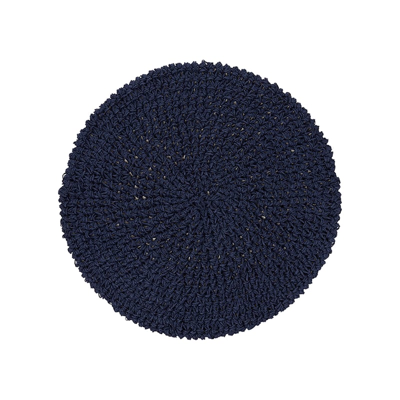 Crochet Placemats Pack of 2 Navy 