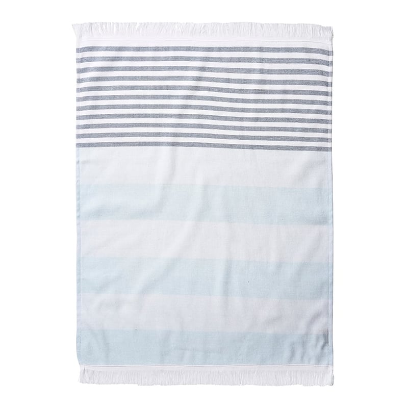 European Collection Maddison Tea Towels Pale Blue Pack of 2