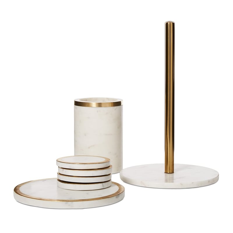 Allegra White Paper Towel Holder