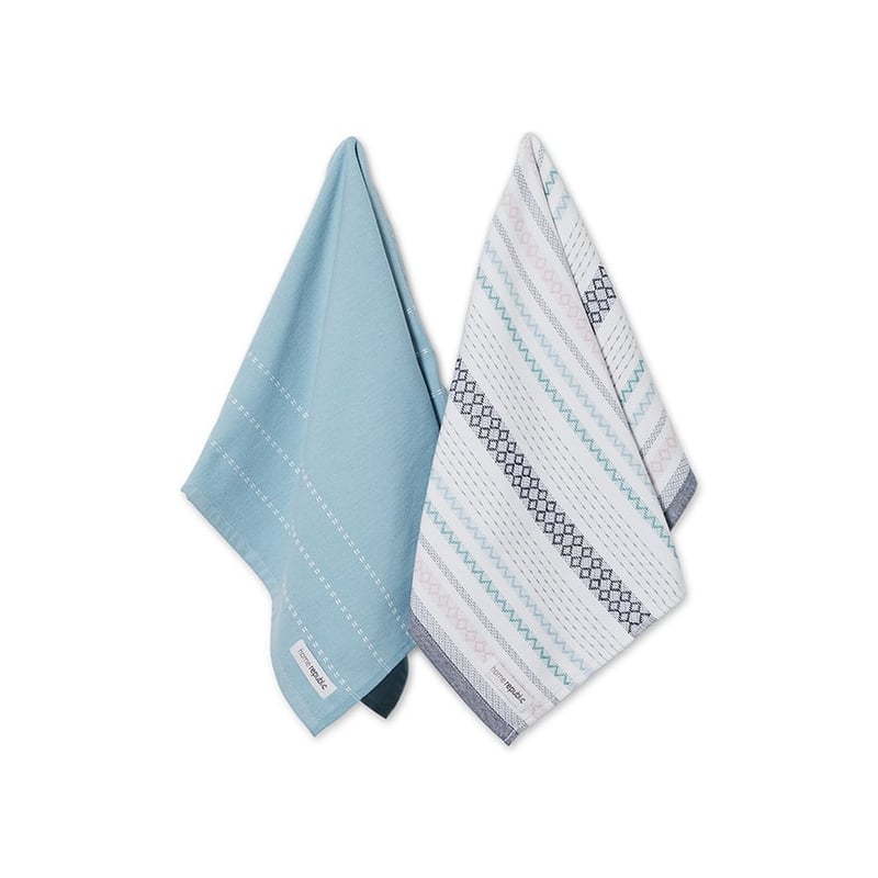 Bermuda Stripe Tea Towels Pack of 2 in Blue