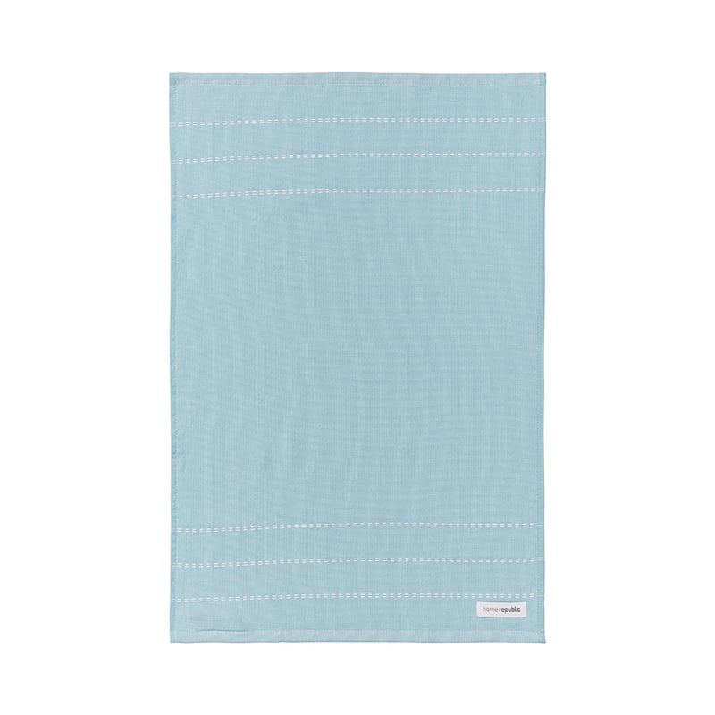Bermuda Stripe Tea Towels Pack of 2 in Blue