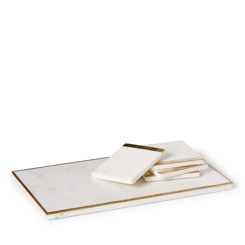 Selena Servingware Set of 4 Coasters White 