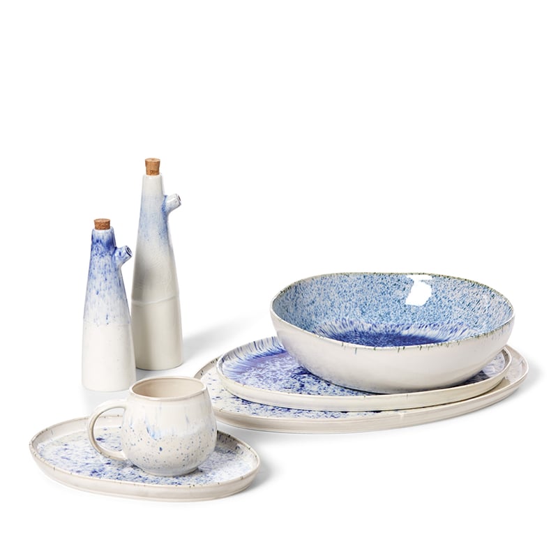 Speckle Blue Platter Small