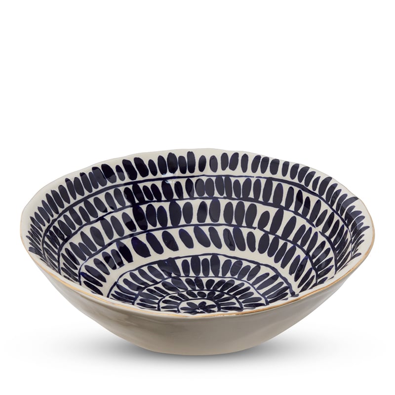 Corsica Servingware Blue Bowl